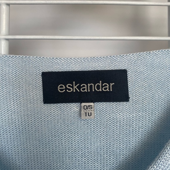 Eskandar Blue Pullover Sweater One size - Picture 3 of 9